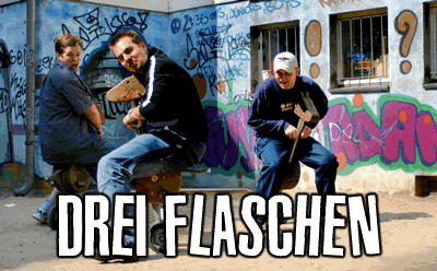 Drei Flaschen