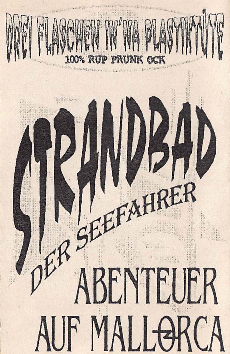 Drei Flaschen Strandbad der Seefahrer - Abenteuer auf Mallorca DIY Demotape Download